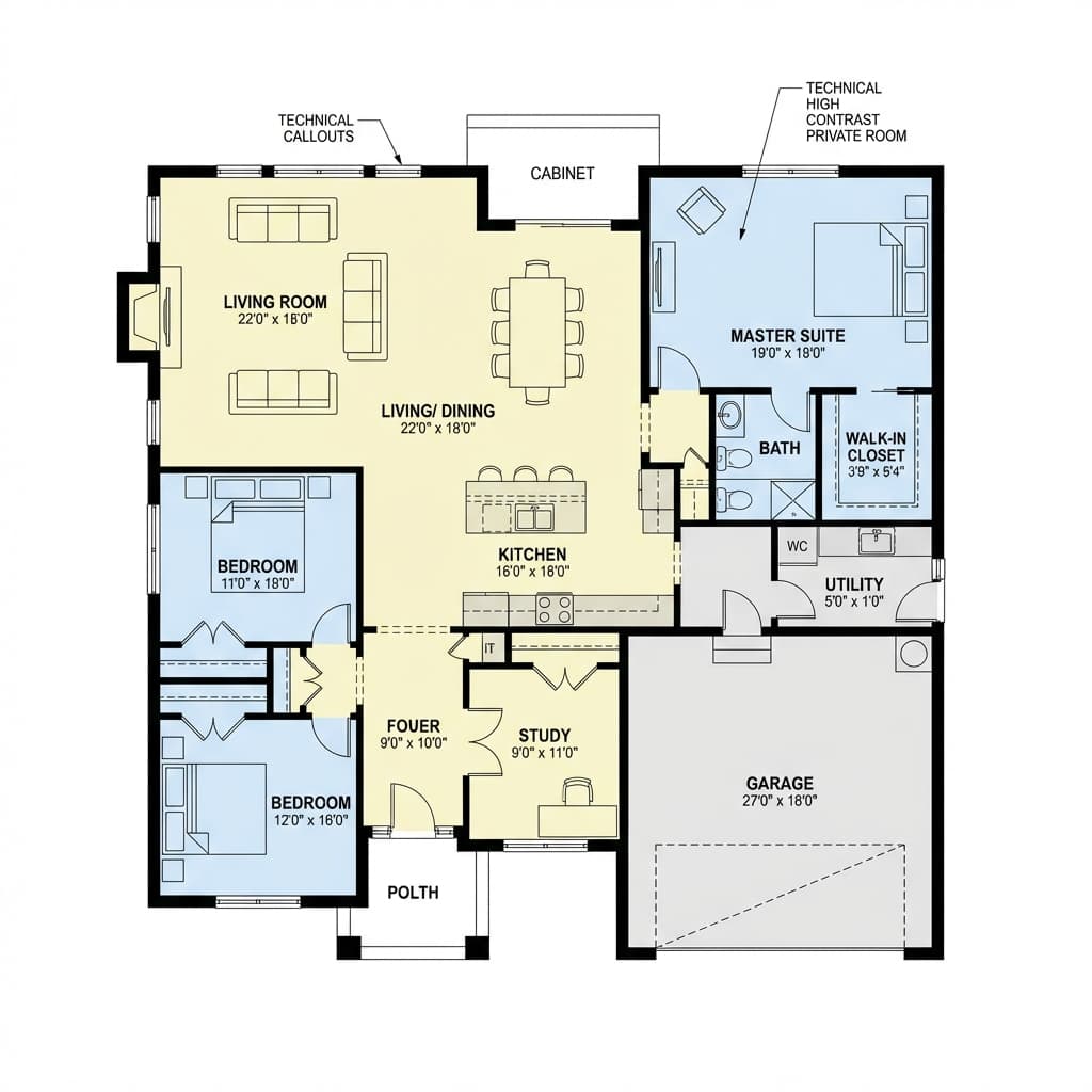 2D Floor Plans